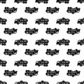 Petrol truck tank pattern seamless vector