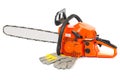 Chain saw Royalty Free Stock Photo