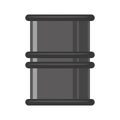 Petroleum barrel symbol isolated cartoon