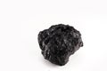 Petroleum coke is a carbonaceous granular solid product from the processing of liquid petroleum fractions, rich in carbon that Royalty Free Stock Photo