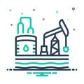 Mix icon for Petroleum, industry and oil