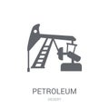 Petroleum icon. Trendy Petroleum logo concept on white background from Desert collection