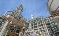 Petroleum plant on day time Royalty Free Stock Photo