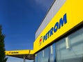 Petrom Romania gas station logo Royalty Free Stock Photo