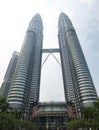 Petronas towers, Kuala Lampur, Malaysia Royalty Free Stock Photo