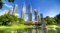 Petronas towers in Kuala Lumpur