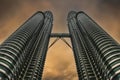 Petronas Towers Kuala Lumpur Malaysia Royalty Free Stock Photo