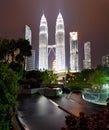 Petronas Towers at Night, Kuala Lumpur