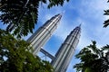 Petronas twin tower Royalty Free Stock Photo