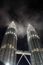 Petronas Twin Tower, Kuala Lumpur, Malaysia Royalty Free Stock Photo