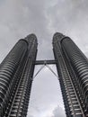 Petronas Twin Tower, Kuala Lumpur Malaysia Royalty Free Stock Photo