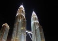 Petronas Twin Tower at night