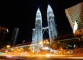 The Petronas Twin Towers Royalty Free Stock Photo