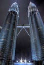The Petronas Twin Towers Royalty Free Stock Photo