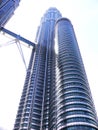Petronas Twin Towers or KLCC Royalty Free Stock Photo