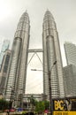 Petronas Twin Towers in Kuala Lampur, Malaysia Royalty Free Stock Photo