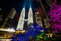 Petronas Twin Towers of Kuala Lumpur Royalty Free Stock Photo