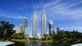 Petronas Twin Towers. Royalty Free Stock Photo