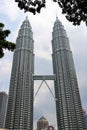 Petronas twin towers - Kuala Lumpur Malaysia Asia Royalty Free Stock Photo