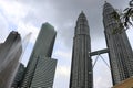 Petronas twin towers - Kuala Lumpur Malaysia Asia Royalty Free Stock Photo