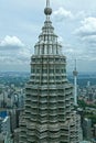 Petronas Twin Towers, Kuala Lumpur. MALAYSIA. Royalty Free Stock Photo