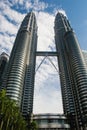 Petronas Twin Towers, Malaysia Royalty Free Stock Photo