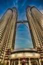 Petronas Twin Towers: The Tallest Twin Buildings. Royalty Free Stock Photo