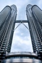 Petronus twin towers, Kuala Lumpur Royalty Free Stock Photo