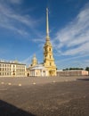 Petropavlovskaya fortress Royalty Free Stock Photo