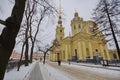 Petropavlovsky Cathedral in St. Petersburg