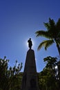 Monument in honor of Julio Koeler, German-Brazilian engineer in Petropolis Royalty Free Stock Photo