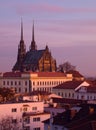 Petrov cathedral in Brno, Czech republic