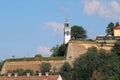 Petrovaradin fortress in Novi Sad Royalty Free Stock Photo