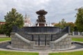 Petrovskiy Fountain on Theater Square in front of Bolshoi Theater 1835, oldest existing fountain in Moscow Royalty Free Stock Photo