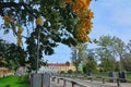 Petrovsky bridge in Shlisselburg, Russia