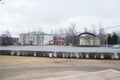 Petrozavodsk, Karelia, Russia, 4.19.24: Kizhi Museum, presentation and exhibition center, depository of Kizhi Museum and