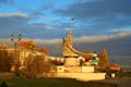 View of the Onego sculpture Birth of Petrozavodsk. Petrozavodsk, Karelia, Russia