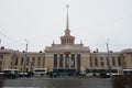 Petrozavodsk, Republic of Karelia, Russia, January 16, 2023. Gagarin Square, Lenin Avenue. The daily life of Russians