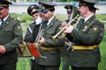PETROZAVODSK, RUSSIA Ã¯Â¿Â½ JUNE 8: military band musicians perform o