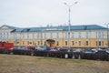 Petrozavodsk, Russia, 04.19.24: Museum of Fine Arts of Republic of Karelia. Kirov Square, Karl Marx Avenue