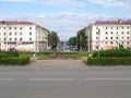 Petrozavodsk. View of Lenin Avenue from Gagarin Square