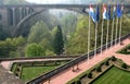 Petrusse Park and Adolphe Bridge, Luxembourg