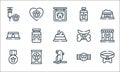 Pets line icons. linear set. quality vector line set such as collar, parrot, badge, badge, dog food, dog food, collar, shampoo,