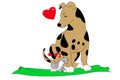 Pets love Royalty Free Stock Photo