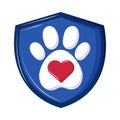 pets protection emblem