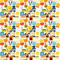 Pets seamless pattern Royalty Free Stock Photo