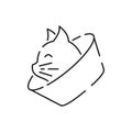 Petshop line icon. Pet shop, pets, vitamin, food, toy. Collection of thin line icons representing animals, pets and