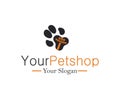 Petshop logo with AI attached