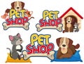 Petshop set of animals