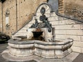 Pettorano sul Gizio - Sculptural fountain of Neptune and Amphitrite